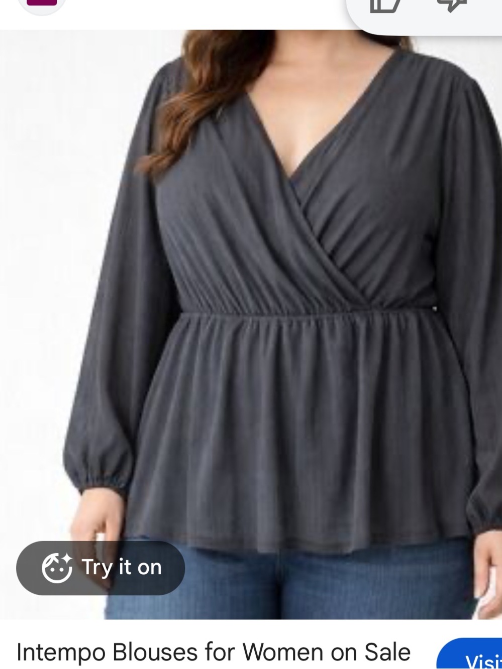 Intempo long sleeve Blouse